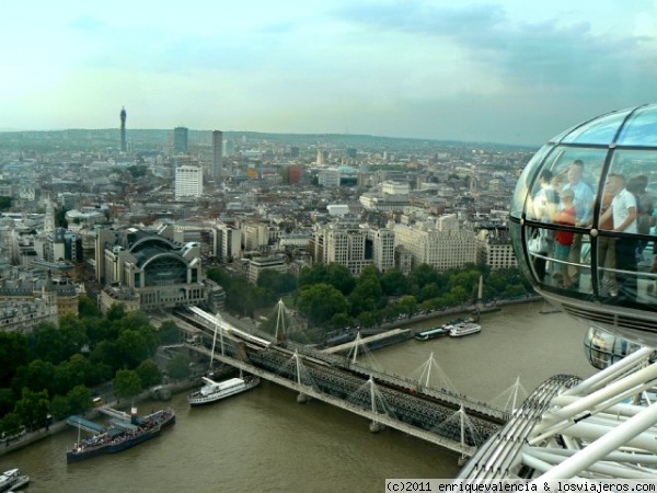 Vista desde arriba del London Eye
Médía hora de vistas fantásticas de Londres
