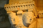 Los Cloisters Nueva York. Capitel de la Capilla de Notre-Dame-du-Bourg en Langon Francia