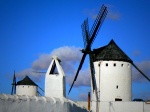 Molinos en Campo de Criptana.