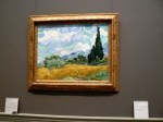 Campo de trigo con cipreses, de Van Gogh