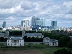 Vista desde Greenwich de Canary Wharf