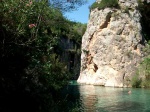 Montanejos. El rio Mijares