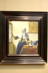 Mujer con una jarra de agua. Johannes Vermeer