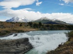 cascada  en Torres del Paine