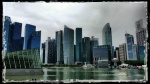 Singapore
Singapore, Skyline, Singapur, día, lluvioso