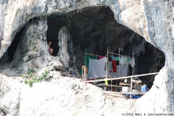 Casas cueva
Bahía de Phang Nga
