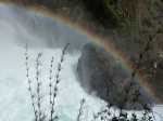 Un arco iris sobre la Cascada