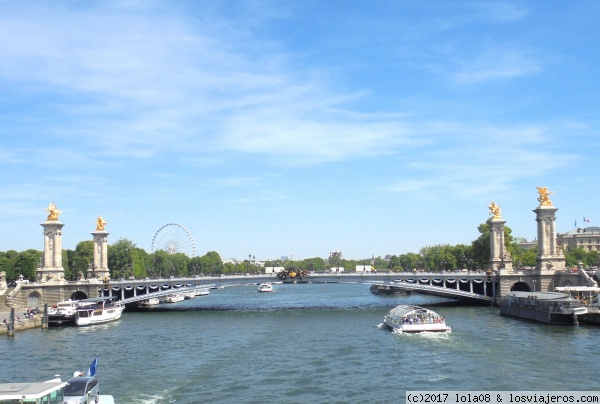 Pont d'Alexandre, Paris
El Puente de Alexandre es de los mas bellos y espectaculares de los que cruzan el Sena.

