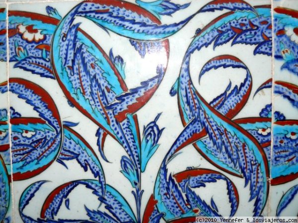 OTRO DETALLE DE AZULEJOS IZNIK.-
Azulejos Iznik.- Rustem Pasha.-Estambul
