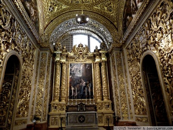 Co-Catedral de San Juan. Valeta (Malta)
Detalle de otra de las capillas de la co-catedral de San Juan
