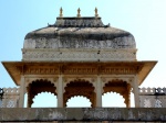 Uno de los patios del City Palace.- Udaipur (India)