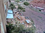 Terraza en el Feynan Ecolodge. Dana (Jordania)