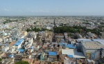 Trichy desde el Fuerte de la Roca - India