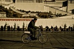 Palacio del Potala, Lhasa. Tíbet.
Palacio, Potala, Lhasa, Tíbet, Soldado, chino, bici