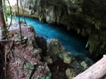 Acceso al cenote Sac Actún