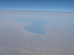 Mar de Aral desde el avión