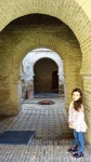 Lara en mezquita de Alcázar de Jerez