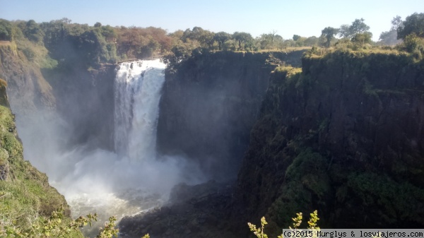 Victoria Falls: Devil's Falls
Las Devil's Falls (Victoria Falls) vistas desde los miradores
