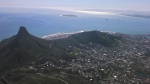 Lion's Head, Signal Hill y Robben Island desde Table Mountain