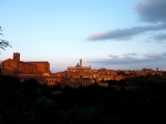 Siena atardeciendo