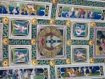 Techo con murales de la Catedral de Sta Assunta, Siena.