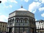 Exterior del Baptisterio de Florencia.