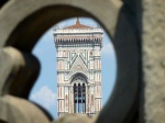 La Torre de la catedral desde los Uffizzi, Florencia.