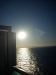 Bonito amanecer en el Mediterráneo