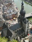 La Colegiata a vista de pájaro
Dinant Colegiata Ciudadela