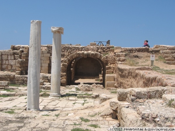 Donde San Pablo dio testimonio
Ruinas del palacio del gobernador en Cesarea. Un importante episodio de la Biblia tiene lugar aquí, concretamente el testimonio de San Pablo ante el gobernador romano.
