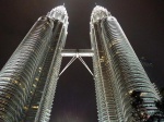 Petronas towers lit (Kuala Lumpur)