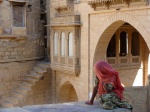 Mujer con velo, Gadi Sagar ( Jaisalmer)