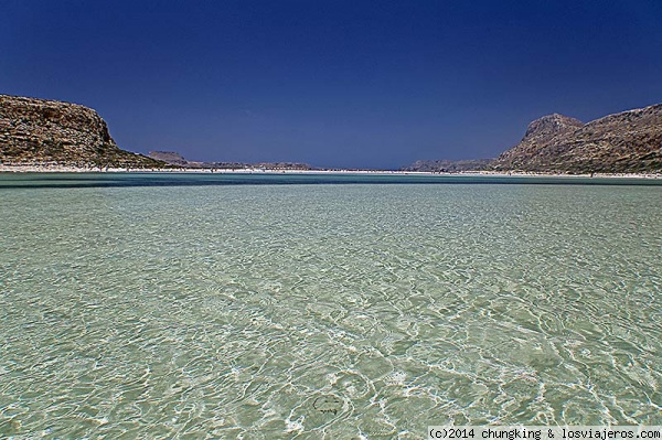 PLAYA DE BALOS
vista de la playa de balos en la peninsula de gramvousa en creta
