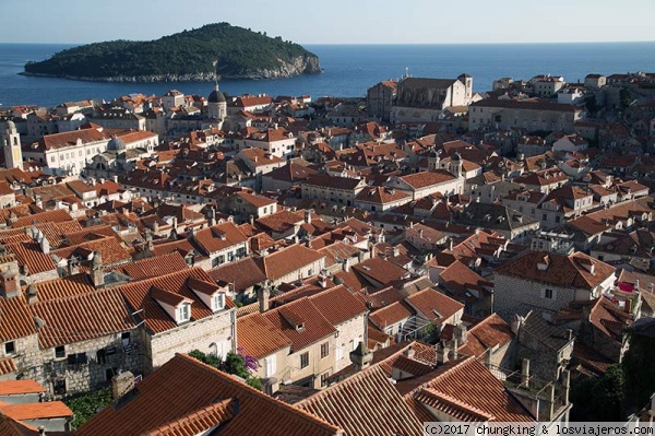 Dubrovnik
los inconfundibles tejados rojos de la Old Town
