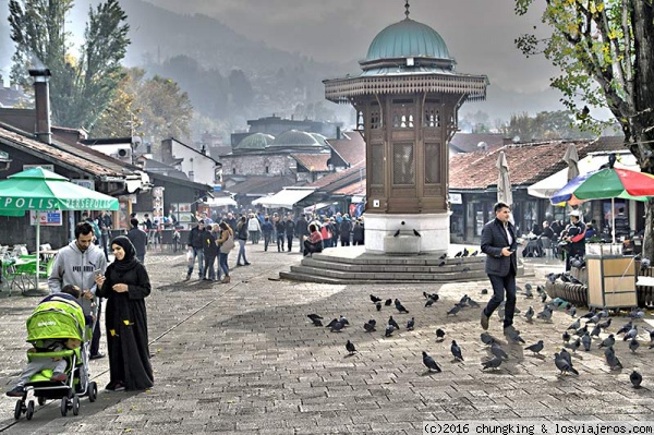 entrando al casco viejo de Sarajevo
Sarajevo old city

