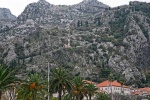 la montaña amurallada de Kotor
murallas kotor montenegro