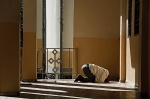 praying in Bahir Dar Ethiopia