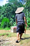 campesino laosiano de la orilla del Mekong
campesino laosiano orilla Mekong