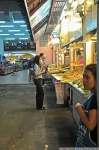 plaza del mercado nocturno...