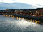 el Danubio desde el puente Margarita Budapest
Danubio puente Margarita