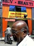 MAN AND RESTAURANT SHIV SHAKTI UDAIPUR INDIA