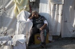 cloth seller in Mostar