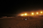pesca nocturna en la playa de Punta del Este