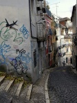 descenso desde el barrio alto. Lisboa