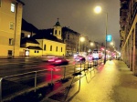 tarde lluviosa de domingo en el centro de Budapest