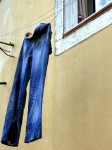 jeans hanging in Barrio Alto Lisboa