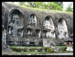 Gunung Kawi, monumentos reales, en Bali