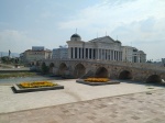 Museo Arqueológico y puente de piedra
Museo, Arqueológico, Vista, Skopje, puente, piedra, centro