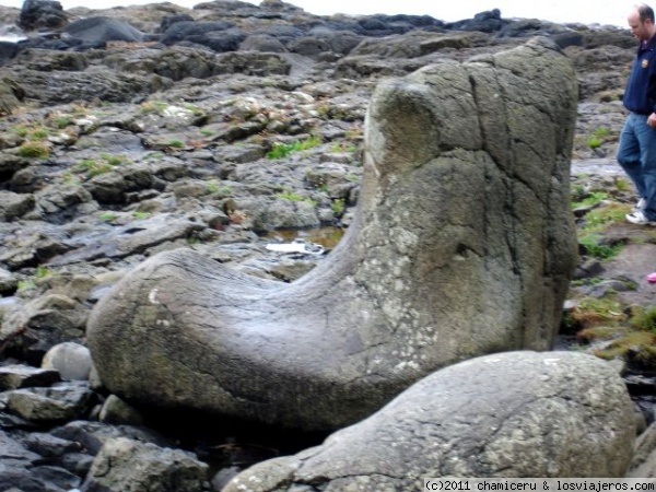 La bota. Calzada de los gigantes.
La bota. Calzada de los gigantes. Condado de Antrim. Irlanda del Norte
