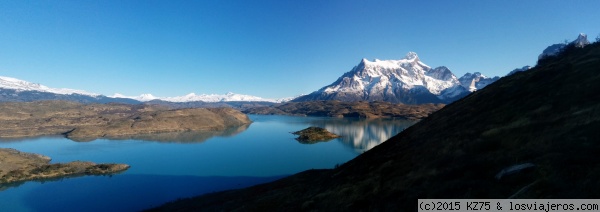 Las Torres del Paine
Vistas del lago Pehoé, camino del Mirador del Cóndor
